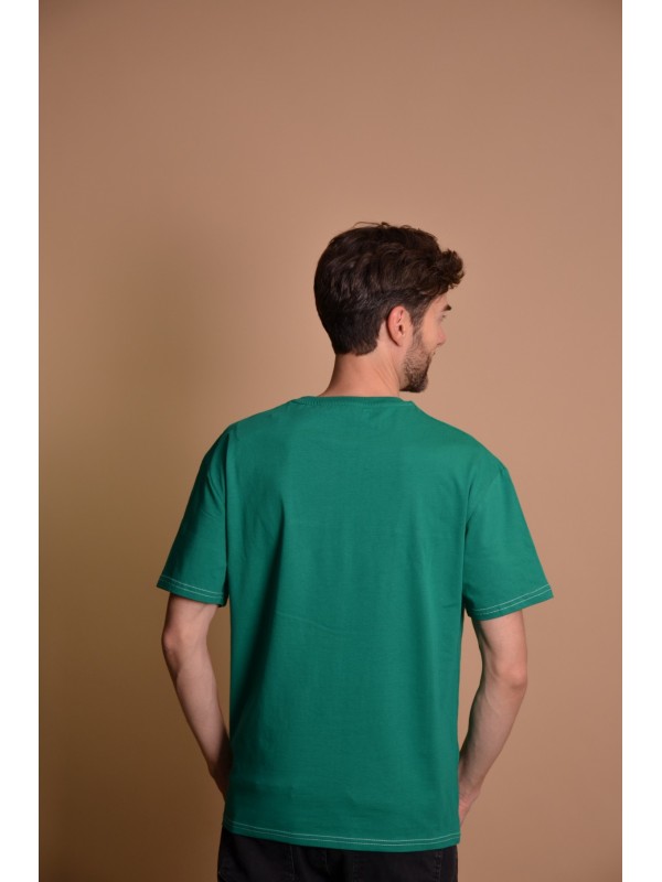23Y58 Green Мъжка овърсайз тениска
