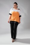 112939 Orange Дамска тениска в макси размери 112939 Orange Дамска тениска в макси размери