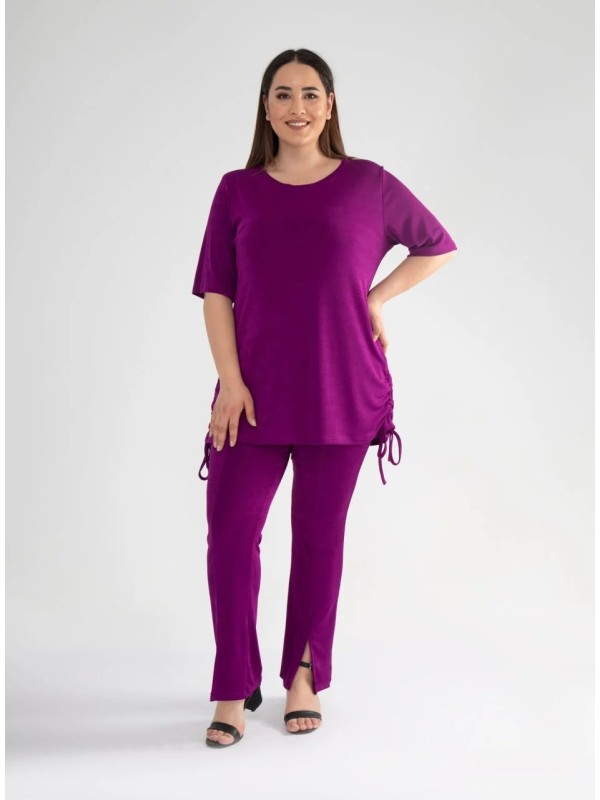 121769 Purple Комплект две части в макси размери