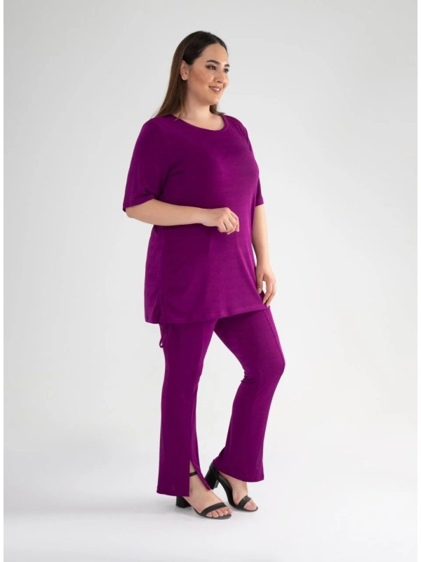 121769 Purple Комплект две части в макси размери