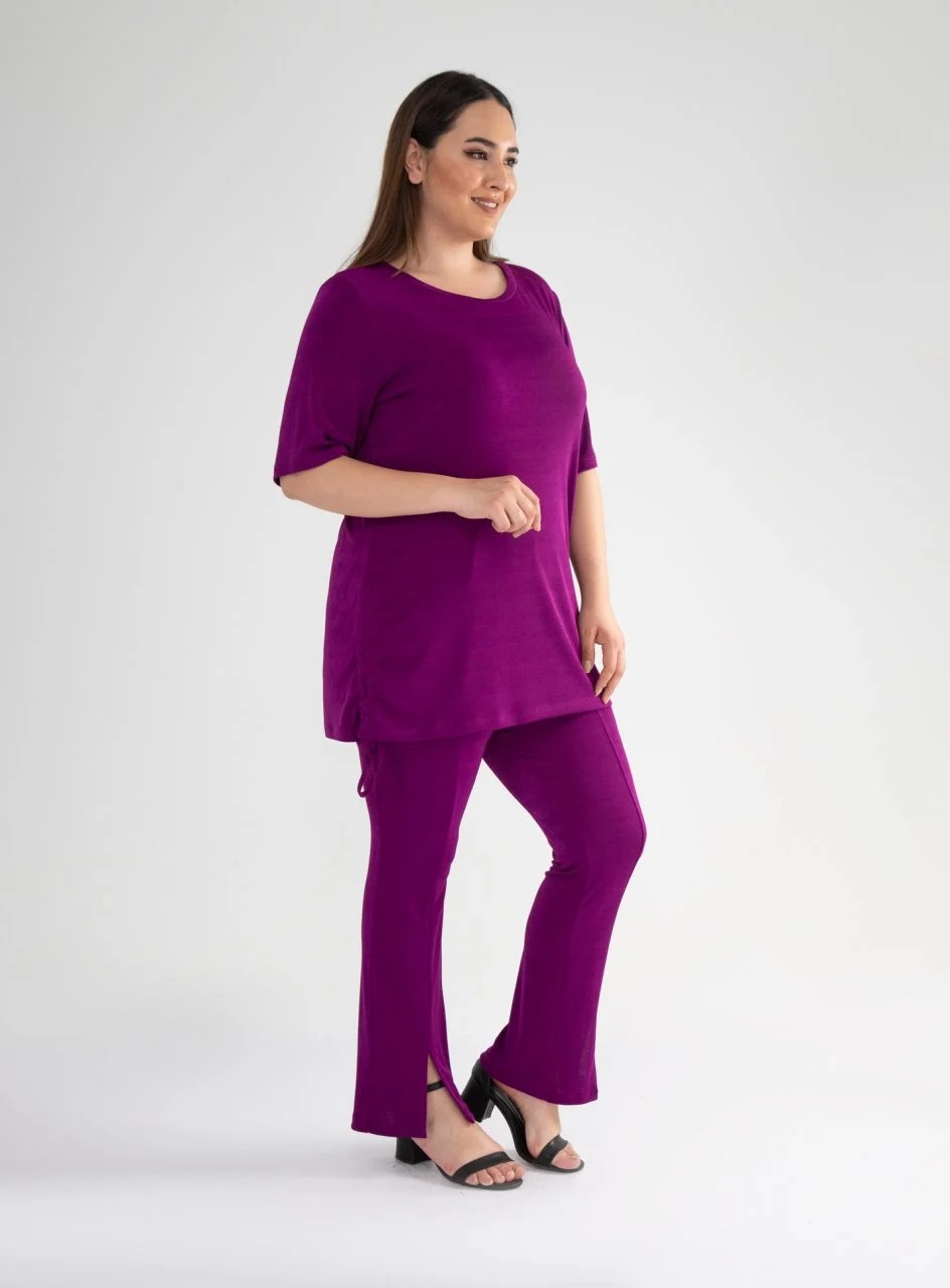 121769 Purple Комплект две части в макси размери