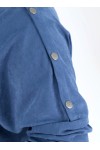 333071 Blue Дамска риза в макси размери
