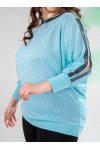 333100 Blue Дамска блуза в макси размери 333100 Blue Дамска блуза в макси размери