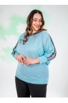 333100 Blue Дамска блуза в макси размери 333100 Blue Дамска блуза в макси размери