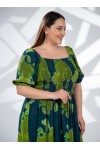 333169 Green Дамска рокля в макси размери 333169 Green Дамска рокля в макси размери