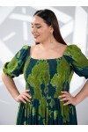 333169 Green Дамска рокля в макси размери 333169 Green Дамска рокля в макси размери
