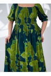 333169 Green Дамска рокля в макси размери 333169 Green Дамска рокля в макси размери