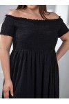 333170 Black Дамска рокля в макси размери