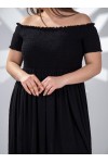 333170 Black Дамска рокля в макси размери
