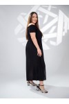 333170 Black Дамска рокля в макси размери