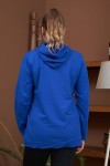 4355 Sax Blue Дамски суичър в макси размери