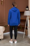 4355 Sax Blue Дамски суичър в макси размери