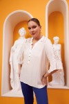 4558 White Дамска блуза в макси размери 4558 White Дамска блуза в макси размери