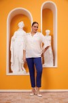 4558 White Дамска блуза в макси размери 4558 White Дамска блуза в макси размери