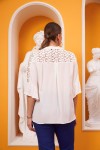 4558 White Дамска блуза в макси размери 4558 White Дамска блуза в макси размери