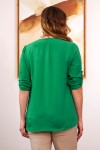 4609 Green Дамска блуза в макси размери