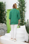 4764 Green Дамска риза в макси размери