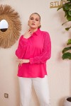 6038 Fuschia Дамска риза в макси размери 6038 Fuschia Дамска риза в макси размери