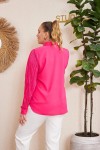 6038 Fuschia Дамска риза в макси размери 6038 Fuschia Дамска риза в макси размери