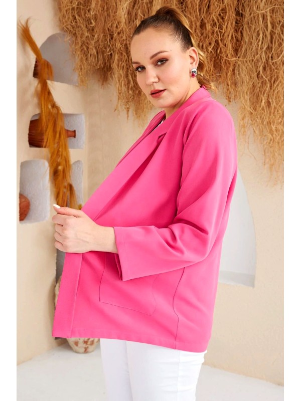 6109 Fuschia Дамско сако в макси размери