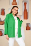 6109 Green Дамско сако в макси размери 6109 Green Дамско сако в макси размери