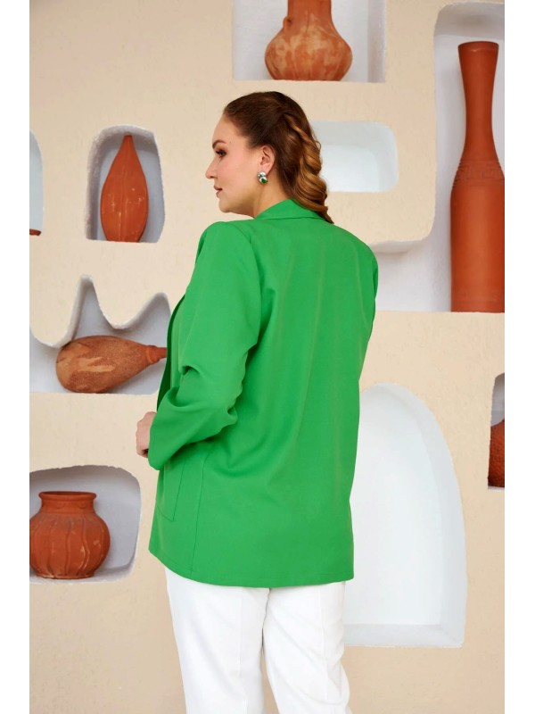6109 Green Дамско сако в макси размери 6109 Green Дамско сако в макси размери