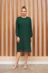 6149 Green Дамска рокля в макси размери