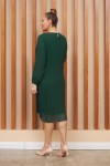 6149 Green Дамска рокля в макси размери
