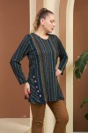6174 Green Дамска туника в макси размери
