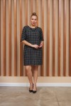 6207 Black Дамска рокля в макси размери