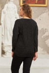 6264 Black Дамска блуза в макси размери