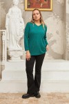 6264 Green Дамска блуза в макси размери