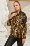 6265 Leopard Дамска блуза в макси размери 6265 Leopard Дамска блуза в макси размери