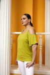 6325 Olive Дамска блуза в макси размери