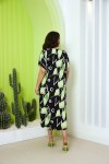 6389 Green Дамска рокля в макси размери