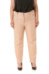 W-5219 Beige Дамски панталони в макси размери