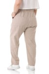 W-5245 Beige Дамски панталони в макси размери