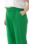 W-5245 Green Дамски панталони в макси размери