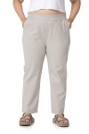 W-5249 Beige Дамски панталони в макси размери