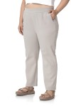 W-5249 Beige Дамски панталони в макси размери
