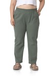 W-5249 Khaki Дамски панталони в макси размери