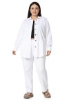 W-5249 White Дамски панталони в макси размери