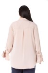 W-5754 Beige Дамска риза в макси размери