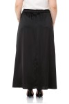 W-6403 Black Дамска пола в макси размери