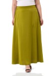 W-6403 Pistachio Дамска пола в макси размери